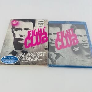 Fight Club Blu-ray 2009 10th Anniversary Ed. W/ Limited Art Slipcover NEW SEALED